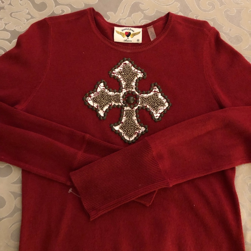 Twisted Heart sweater